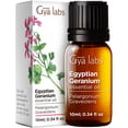 thumbnail image 1 of Gya Labs Egyptian Geranium Essential Oil  - Aromatherapy Geranium Essential Oil for Skin, Hair, Body Massage & Diffuser - 0.34 fl oz, 1 of 7