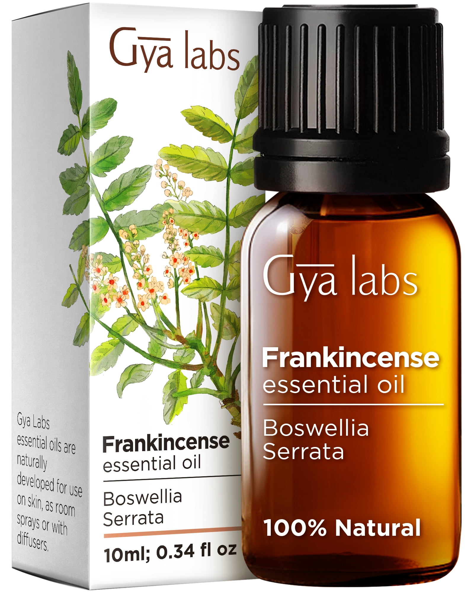 Gya Labs Frankincense Essential Oil for Well-being - Frankincense Oil for  Skin, Frankincense Oil for Face & Diffuser, 0.34 fl oz