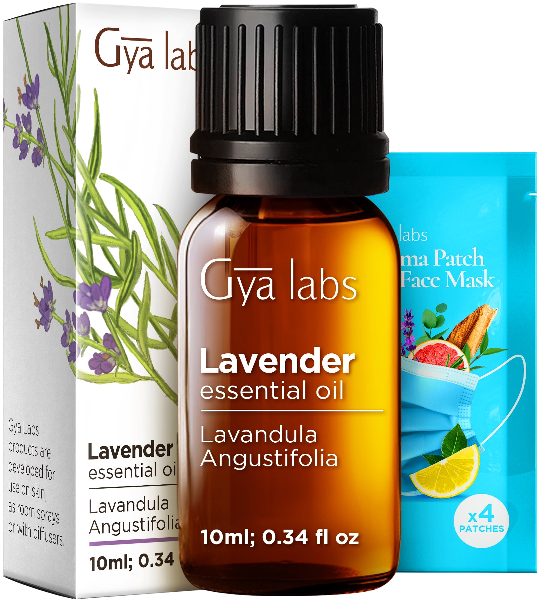 Gya Labs Lavender Oil Essential Oil for Diffuser, Skin, Hair & Aromatherapy - 0.34 fl oz