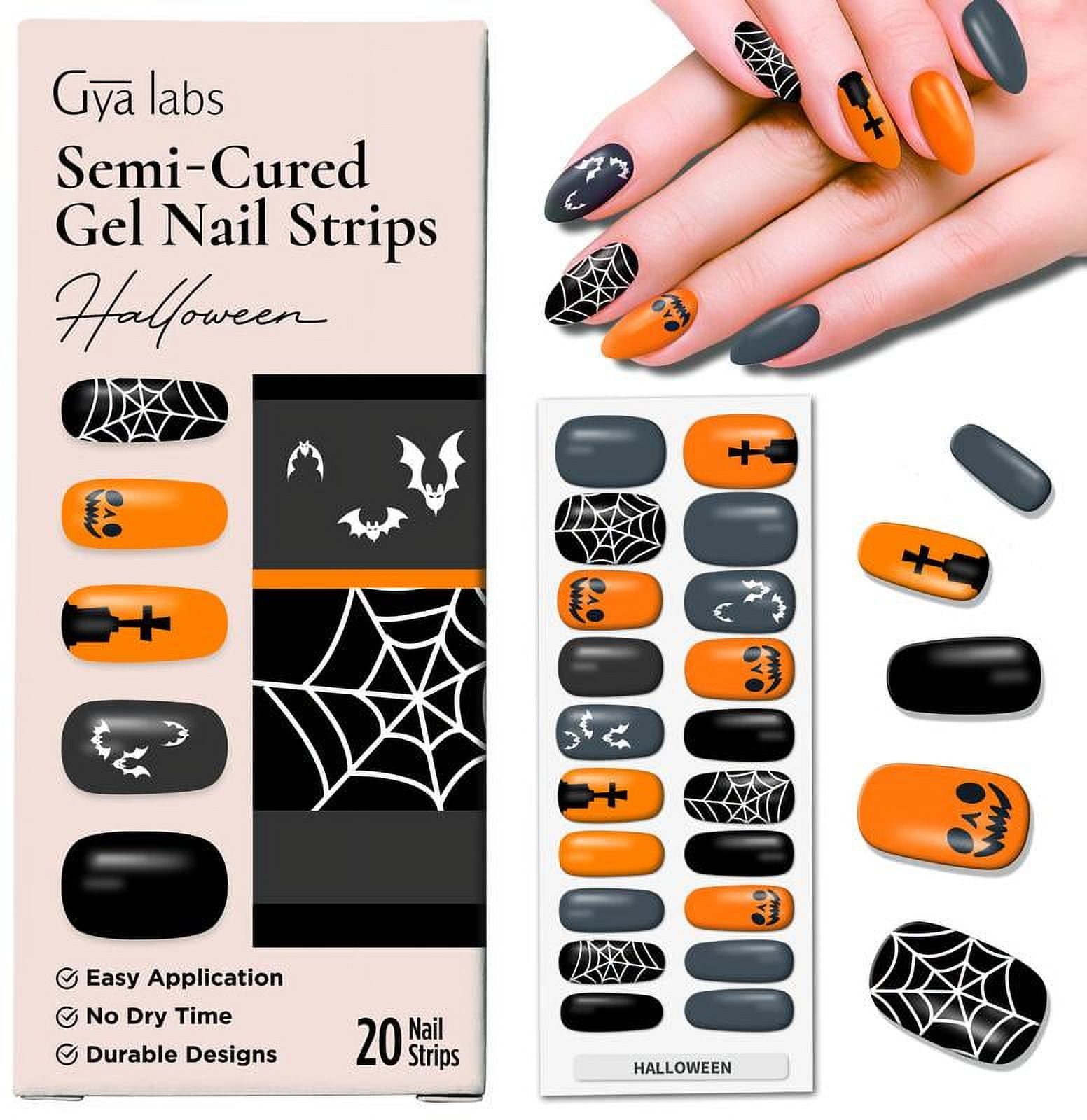 Gya Labs Nail Stickers Festive Halloween Long Lasting Nails for