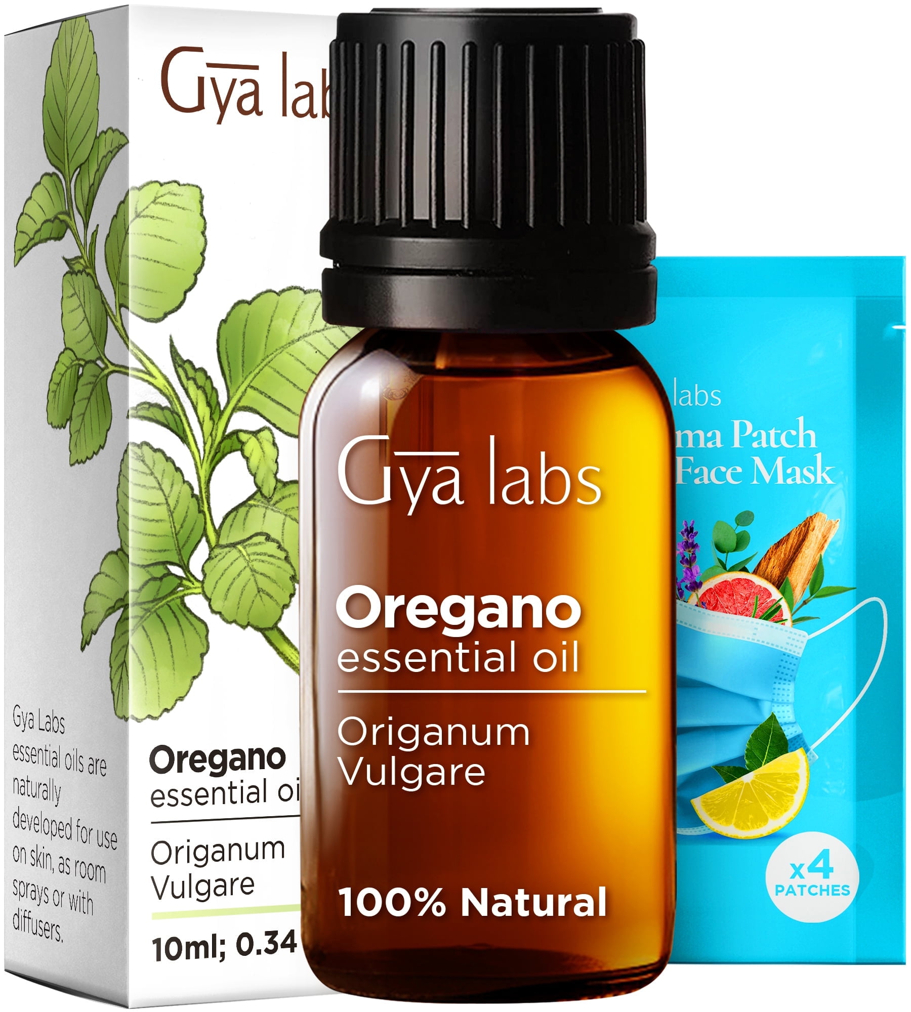 Gya Labs Oregano Essential Oil for Improved Wellness - Natural Oregano Oil Essential Oil for Skin and Toenail - Oregano Oil Organic for Diffuser & Nail (0.34 fl oz)