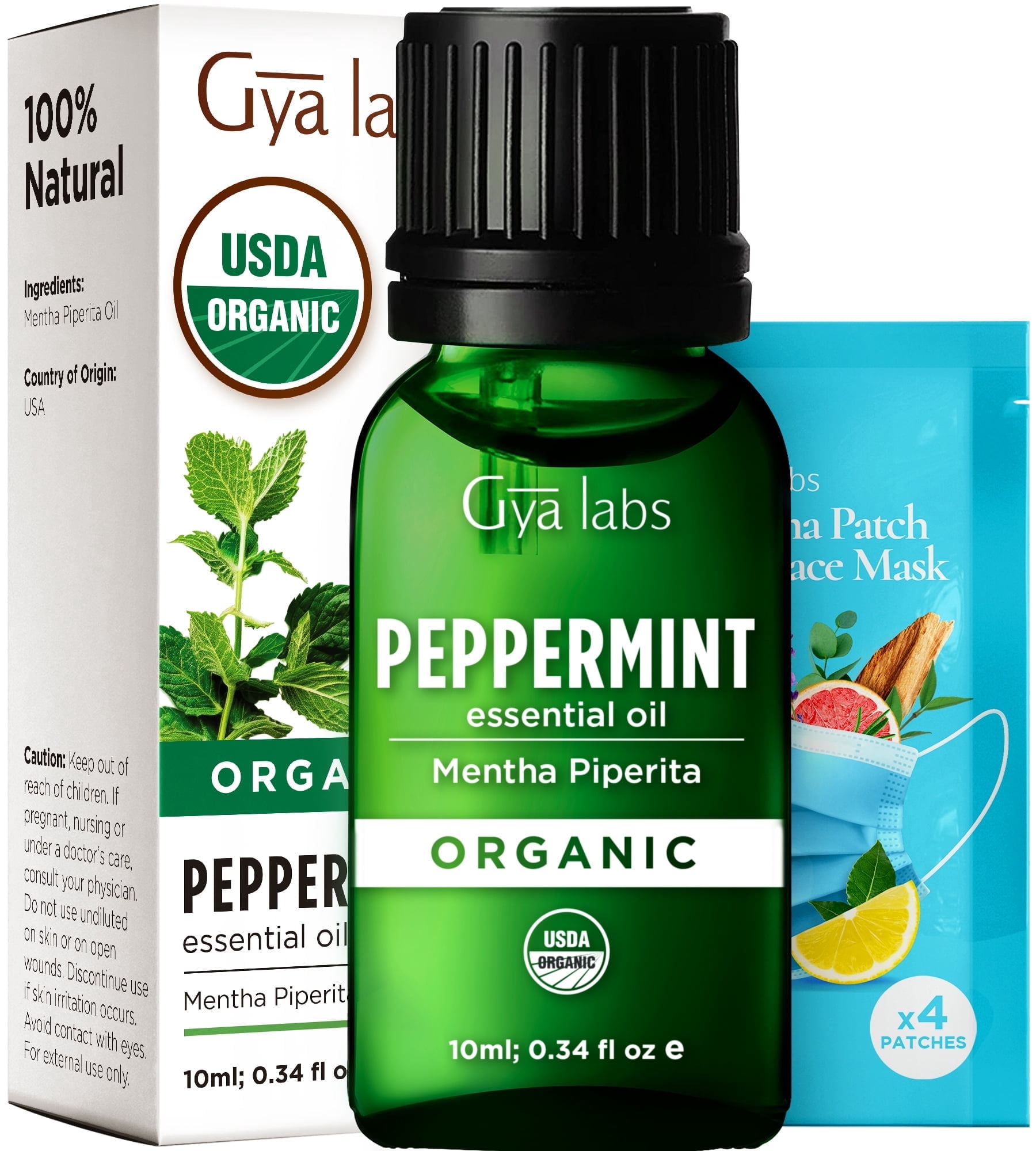 Peppermint Computer Paper Gya Labs Organic Peppermint Essential Oil for Hair & Aromatherapy - (0. ...