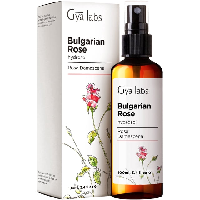 Gya Labs Rose Bulgaria Hydrosol - 3.4 fl oz - Multi-Use Skin Toner ...