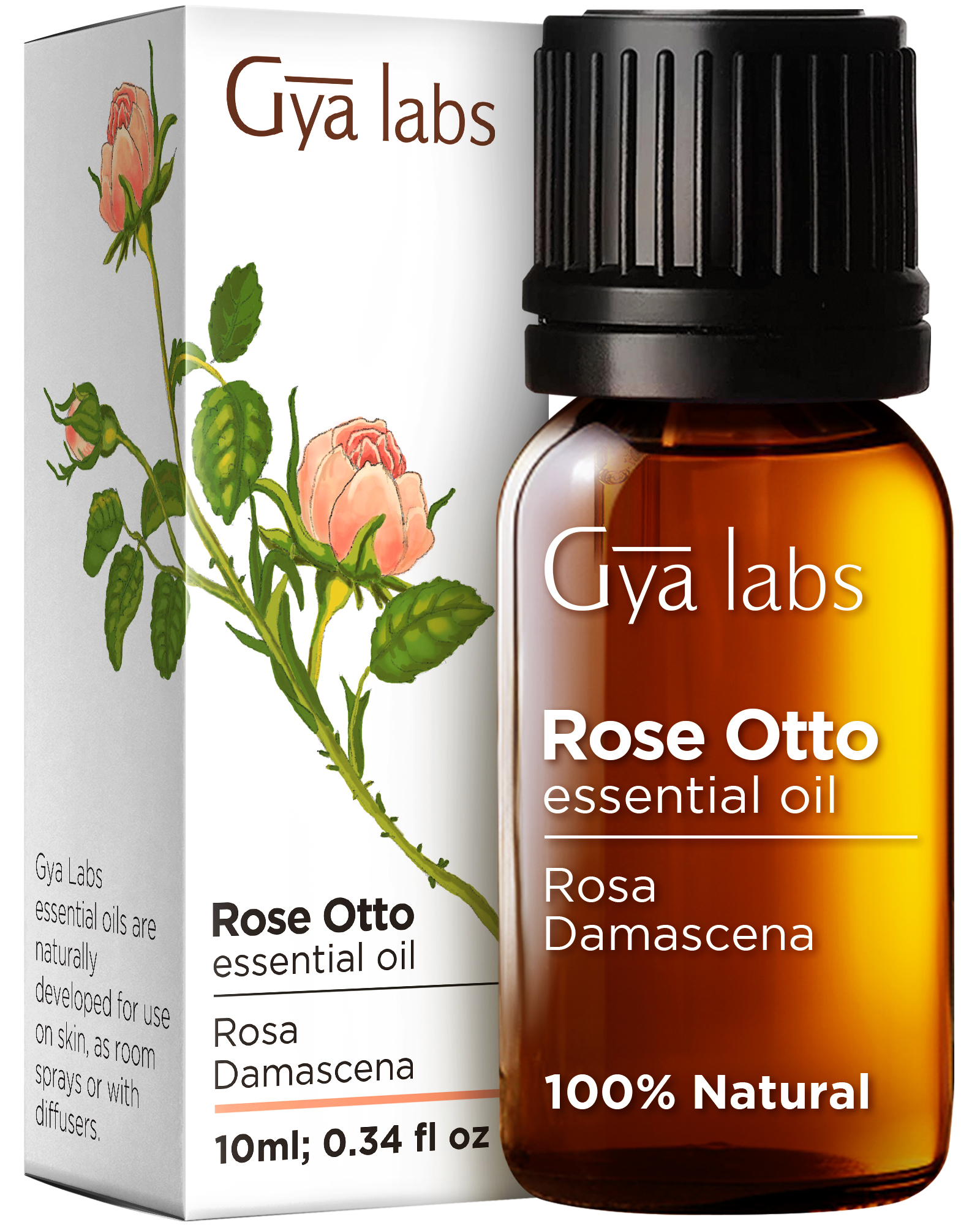 Gya Labs Rose Essential Oils for Skin Use & Aromatherapy - Rose Oil for  face - Rose Oil Essential Oil for Diffuser, Skin, Face, Hair & Perfume  (0.34 fl oz) 
