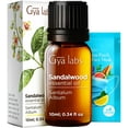 thumbnail image 1 of Gya Labs Sandalwood Essential Oils for Diffuser, Natural Sandalwood Oil for Hair, Skin, Massage, & Perfume -0.34 fl oz, 1 of 6