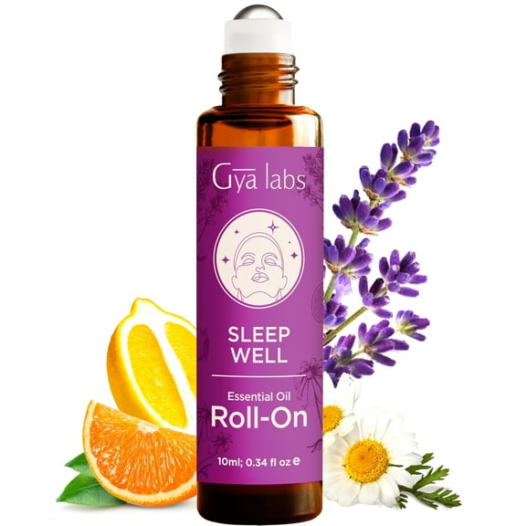 Gya Labs Sleep Essential Oil Roll On for Stress Relief & Deep Sleep (0.34 fl oz)