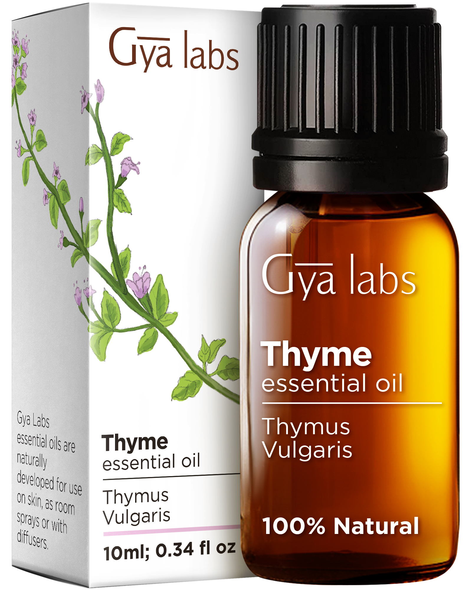 Gya Labs Thyme Essential Oil for Hair Thyme Oil for Skin Thyme