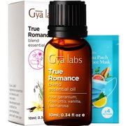 Gya Labs True Romance Essential Oil Blend - Non-Greasy Sweet & Floral Scent Oils0.34 fl oz