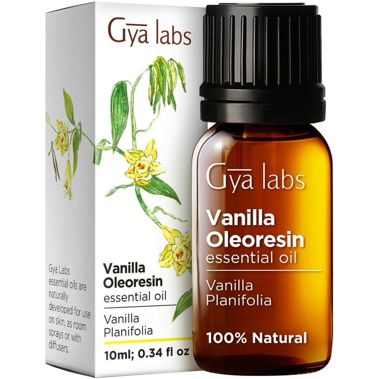 Gya Labs Vanilla Essential Oil for Diffuser - Vanilla Oleoresin Essential  Oil - Vanilla Essential Oil for Skin - Long Lasting Vanilla Oil Perfume