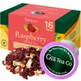 thumbnail image 1 of Gya Tea Co Raspberry Herbal Tea K-Cups, Caffeine-Free Fruit Tea Pods, Keurig Compatible, 16 Pods, 1 of 11