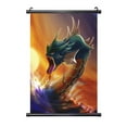 thumbnail image 1 of Gyarados Poster Hanger Plastic Shaft Hanging Poster Wall Art Prints Canvas Decoration Artwork Gifts For Home Living Room Bedroom 16"X24", 1 of 7