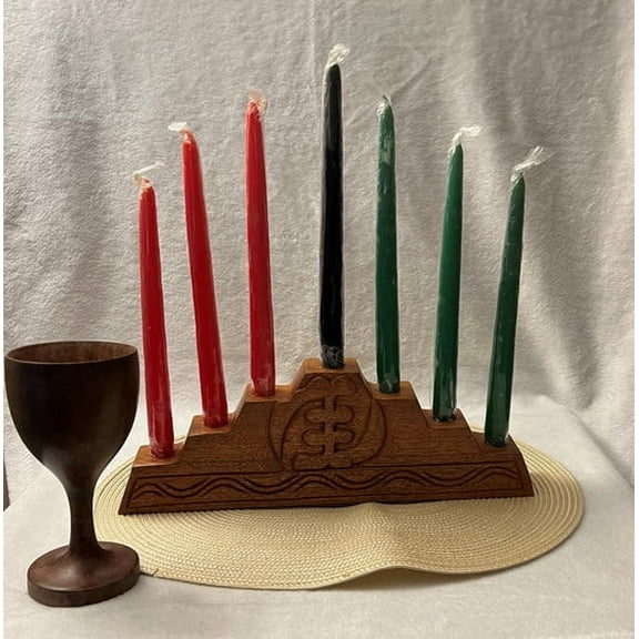 Gye Name Pyramind Brown Kwanzaa Set