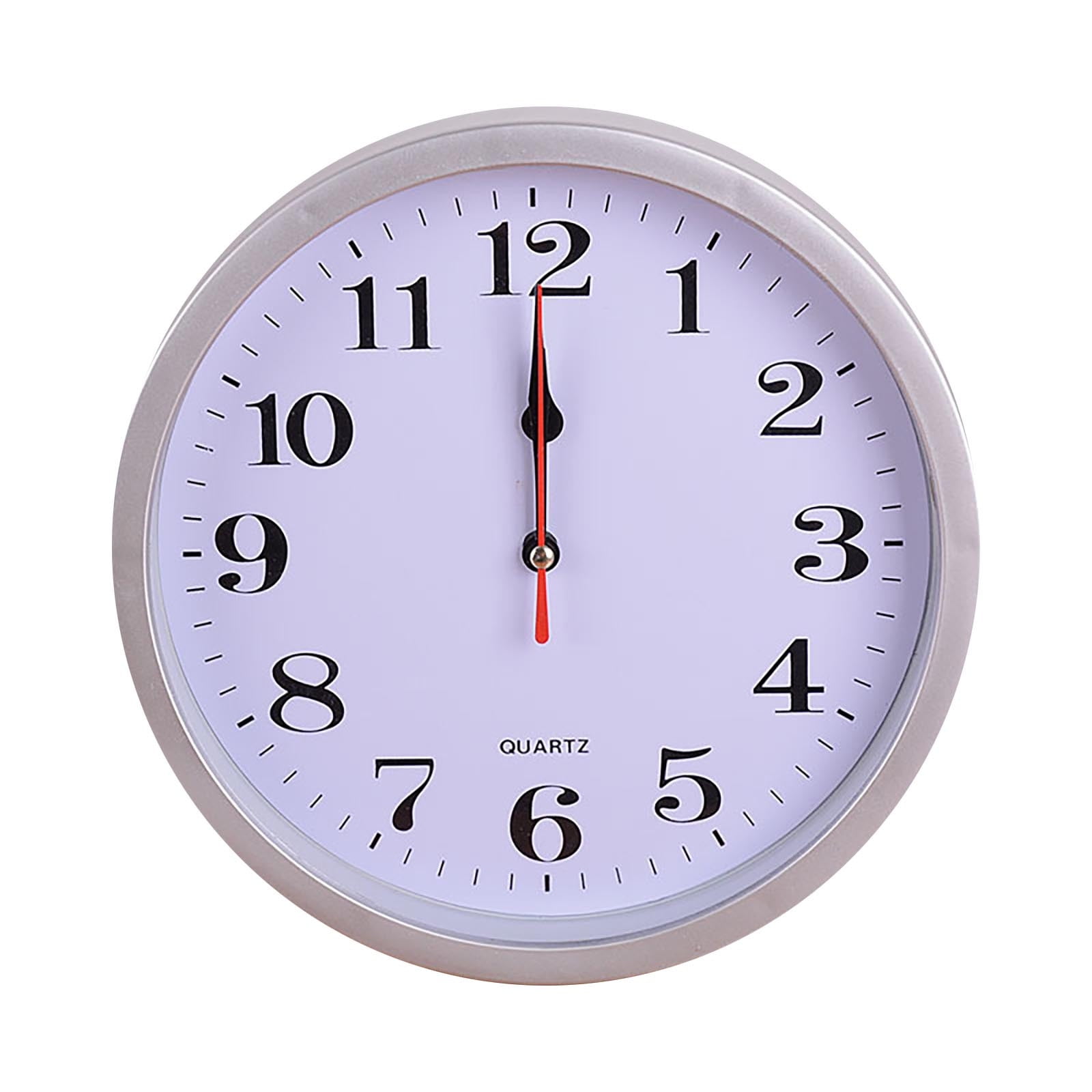 Gyedtr 9inch Wall Clock White Kitchen Clocks Battery Operated Small Silent Non Ticking ABS Decorative Bathroom Living Room Office Bedroom Clearance 1dcce22e 1ef9 49aa A188 24e497225bb8.552606fba04509fee626a2e9b84f62cb 