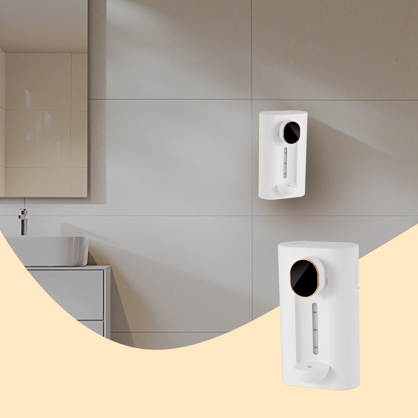 Gyedtr Automatic Mouthwash Dispenser for Bathroom, Wall Mounted