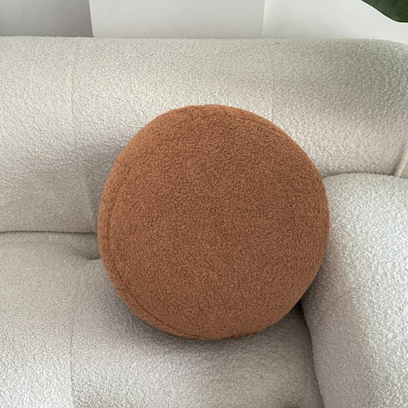 Gyedtr Ball Pillow 18 inch Spherical Nordic Style Throw Pillows Boucle Ball Pillow Plush Ball Pillow and Cushion for Home Decor Sofa Bedroom Living Room Tatami Ornament