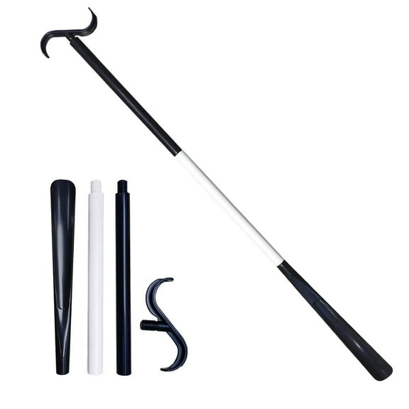 Gyedtr Dressing Aid Rod Stick With Shoe Horn With Sock Removal Tool Extend