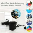 Gyedtr Electric Air Pump Portable QuickFill Inflator/Deflator Pumps, Air Mattress Pump for