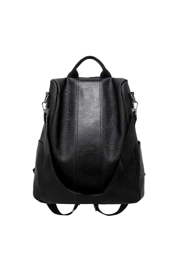 Large Capacity Faux Leather Backpack for Women,2023 Ne Trendy Schoolbag Versatile Fashion Leisure Soft Backpack for Students Clearance