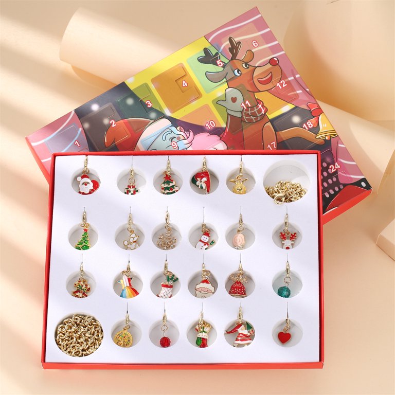 Gyedtr Long Necklace,Advent Calendar 2023,Christmas Countdown,24 PCS Jewelry  Set with Fashion DIY Bracelet Necklace Jewelry Advent Calendars Christmas  Gift Clerance - Walmart.com