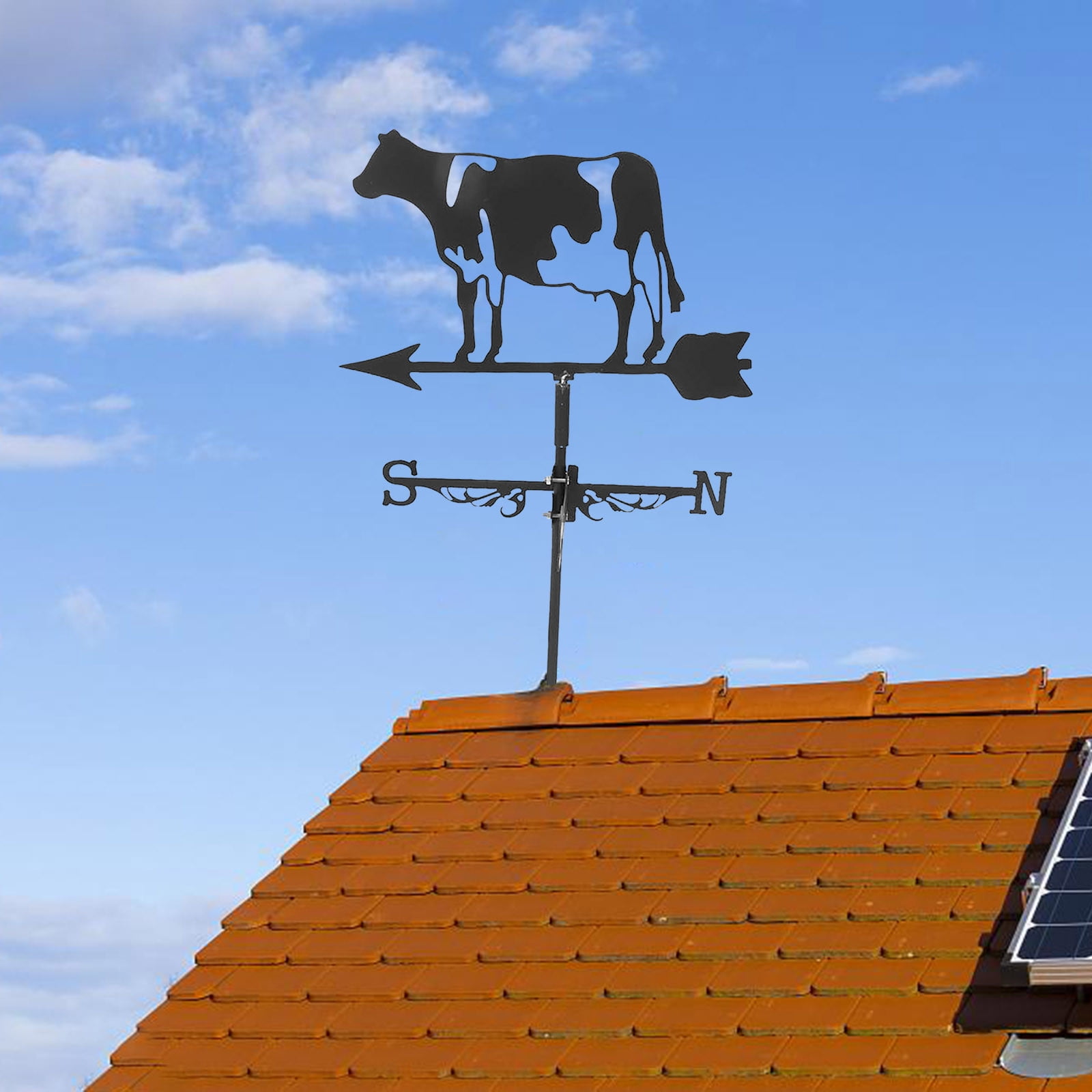 Gyedtr Metal Weather Vane Ornament Garden Stake Weather Vane Wind Vane