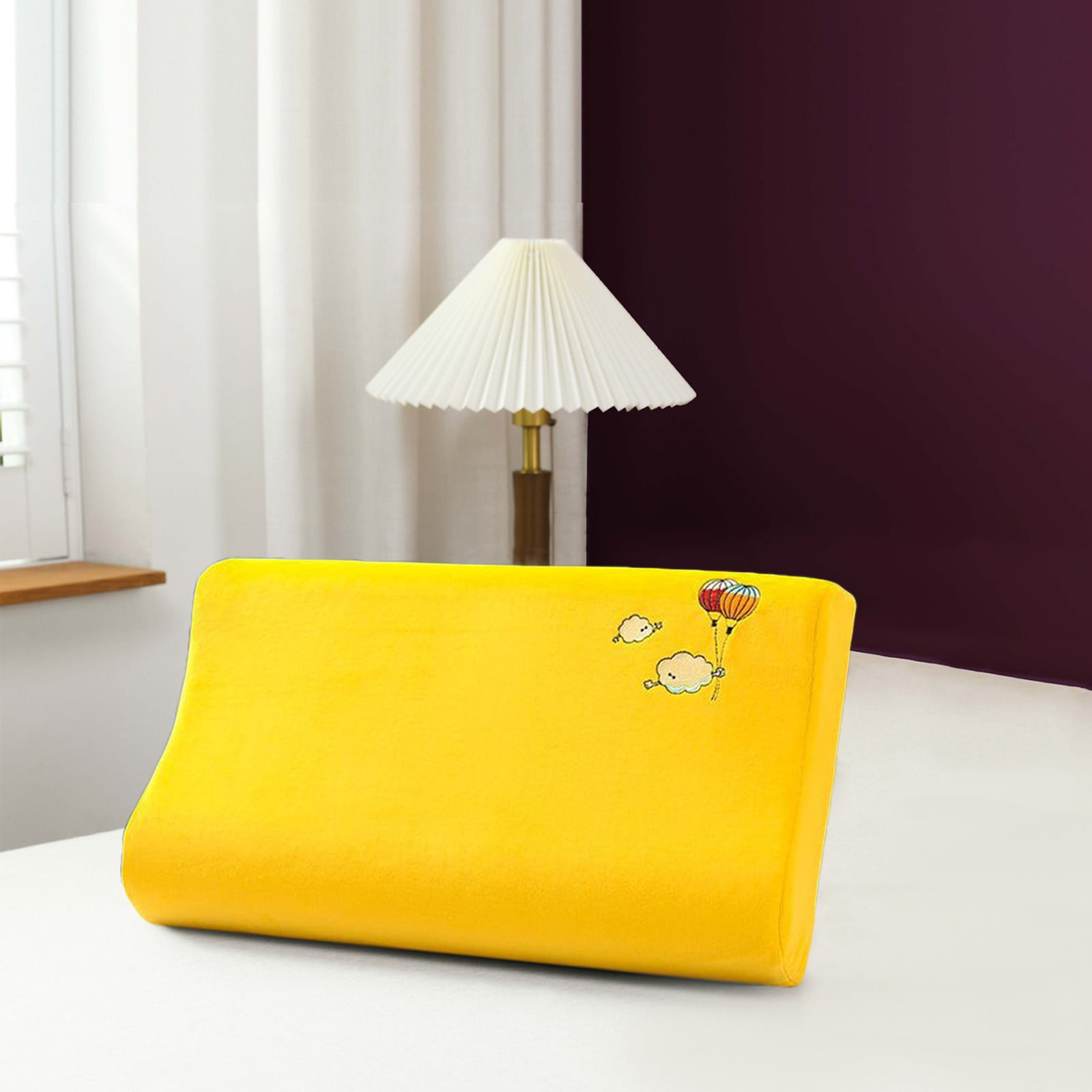 Gyedtr Pillow Case for Contour Pillow,Zippered Pillow Cover for Memory