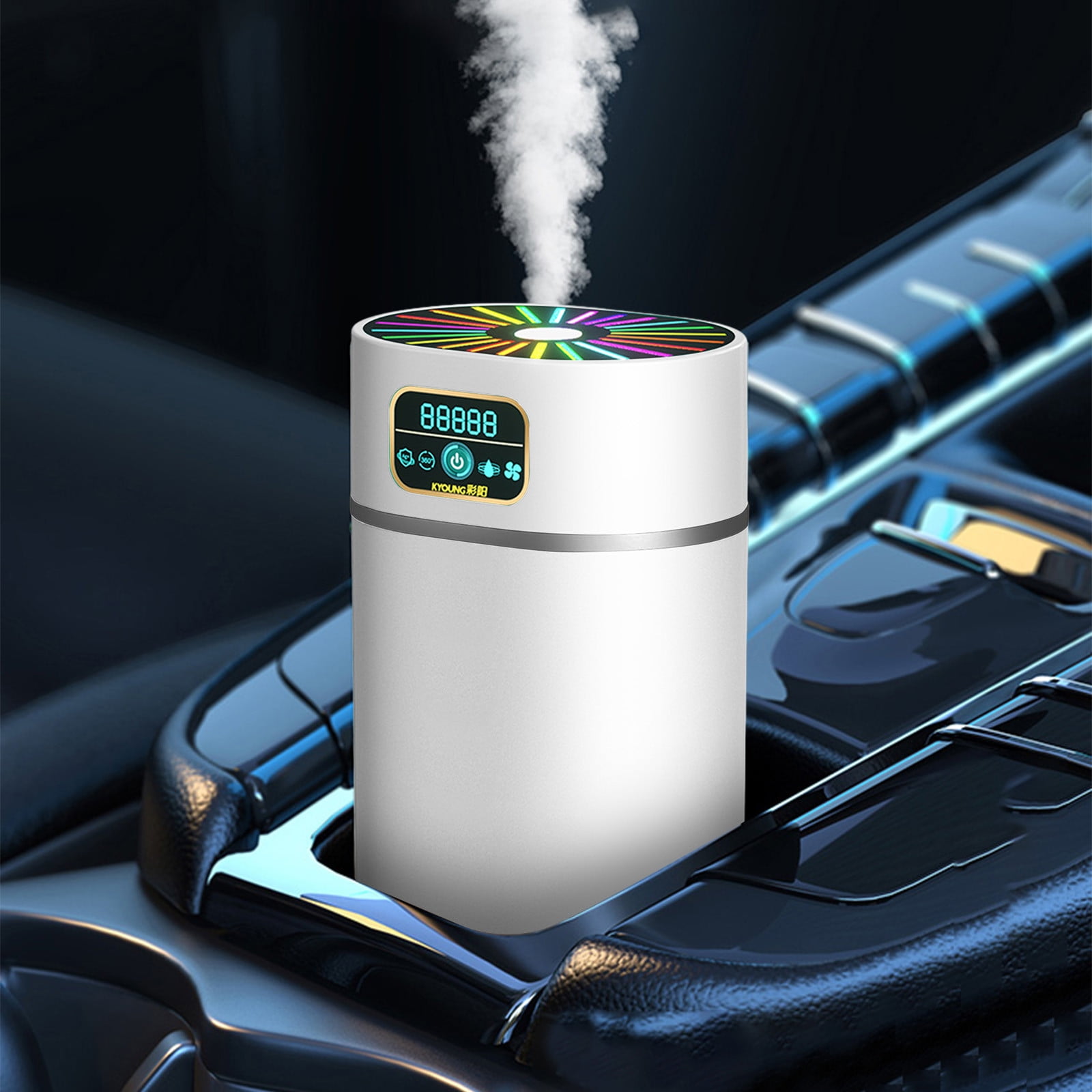 Gyedtr Portable Desk Humidifier,Large Capacity Cool Mist Humidifier for