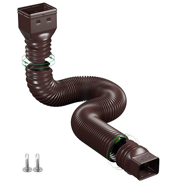 Gyedtr Rain Gutter Downspout Extensions Flexible, Downspout Extender
