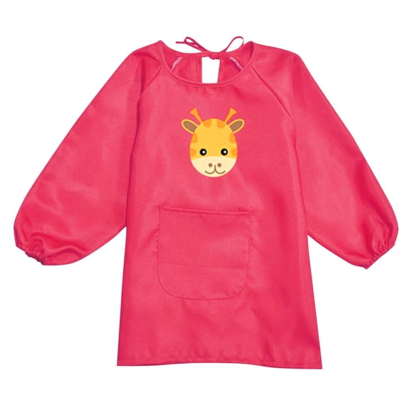 Gyexs Art Smocks for Kids Toddler Painting Apron Long Sleeves with Pocket for Crafting Painting 2-12 Years