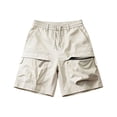 thumbnail image 1 of Gyexs Athletic Shorts for Men Men 9 Inch Chino Cotton Shorts Gym Soft Breathable Summer Shorts Outdoor Activewear Light Gray, Size XXXL, 1 of 6