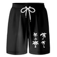 thumbnail image 1 of Gyexs Boys Swim Trunks Size 10-12 Quick Drying Beach Board Shorts Kids Floral Print Swim Trunk Swimsuit Hawaiian Beach Shorts Swim Shorts Z04-Black, 1 of 7