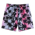 thumbnail image 1 of Gyexs Boys Swim Trunks Size 4T-5T Cartoon Dinosaur Print Swim Shorts Bathing Suit Elastic Waistband Casual Summer Beach Vacation Shorts X10-Light Purple, 1 of 6