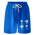 thumbnail image 1 of Gyexs Boys Swim Trunks Size 8-9 Hawaiian Beach Swim Shorts Floral Print Summer Vacation Casual Wear Swimming Suit Bathing Suits Blue, 1 of 7