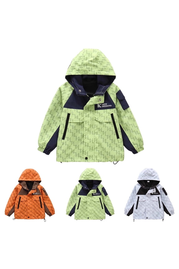Boys Winter Waterproof Ski Jacket Kids Lined Warm Snow Coat Streetwear Rainwear (Red, 6-7 Years)