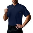 thumbnail image 1 of Gyexs Chef Coat Men Uniform Short Sleeve Shirts Chef Cook Jacket Restaurant Kitchen Work Clothes Blue, Size L, 1 of 4