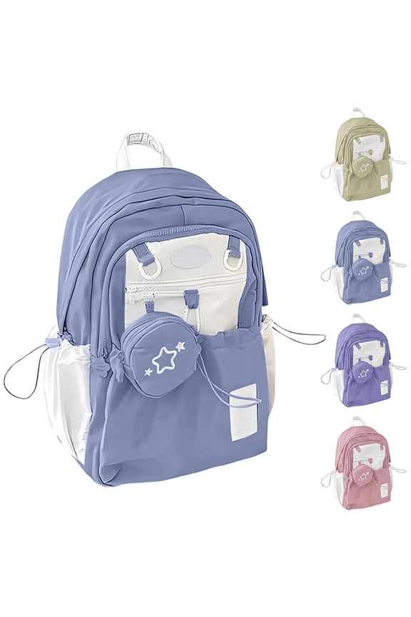 Cute School Backpack, Lightweight School Bag Back To School Gifts Bookbag, Light Pink, One Size