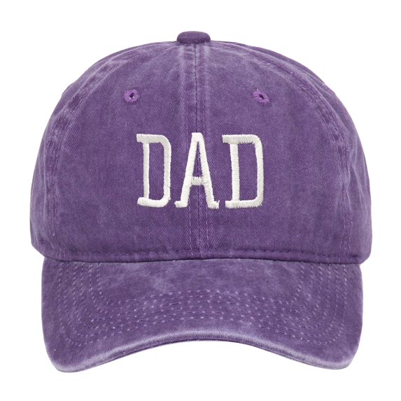 Gyexs Dad Baseball Cap Man Hat Embroidered Funny Print Dad Hats Adjustable Strap Cotton Baseball Hat Embroidered Father Day #Purple