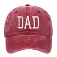 thumbnail image 1 of Gyexs Dad Baseball Cap Man Hat Embroidered Funny Print Dad Hats Adjustable Strap Cotton Baseball Hat Embroidered Father Day #Wine, 1 of 5
