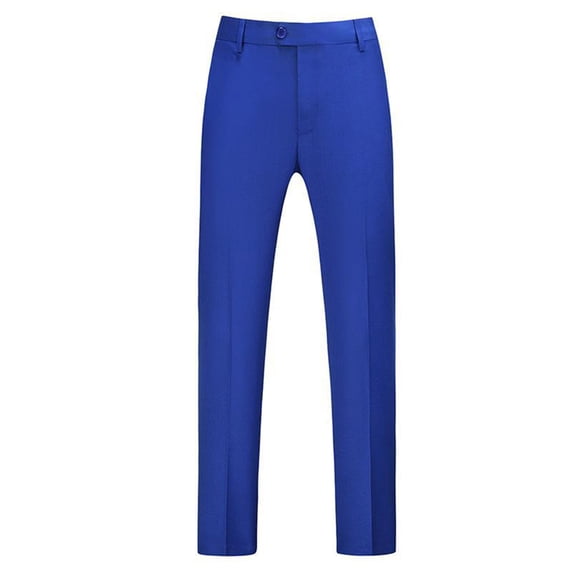Gyexs Dress Pants for Men Regular Fit Classic Fit Straight Leg Business Casual Slacks Comfortable Lightweight Cargo Work Hiking Pants Spring Summer Clothes Blue, Szie XXXXXL