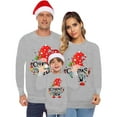 thumbnail image 1 of Gyexs Family Christmas Shirts - Family Christmas Sweaters Plaid, Festival Holiday Xmas Pullover Tops Soft Comfy Men's Clothing (Dad, Grey, XL), 1 of 7