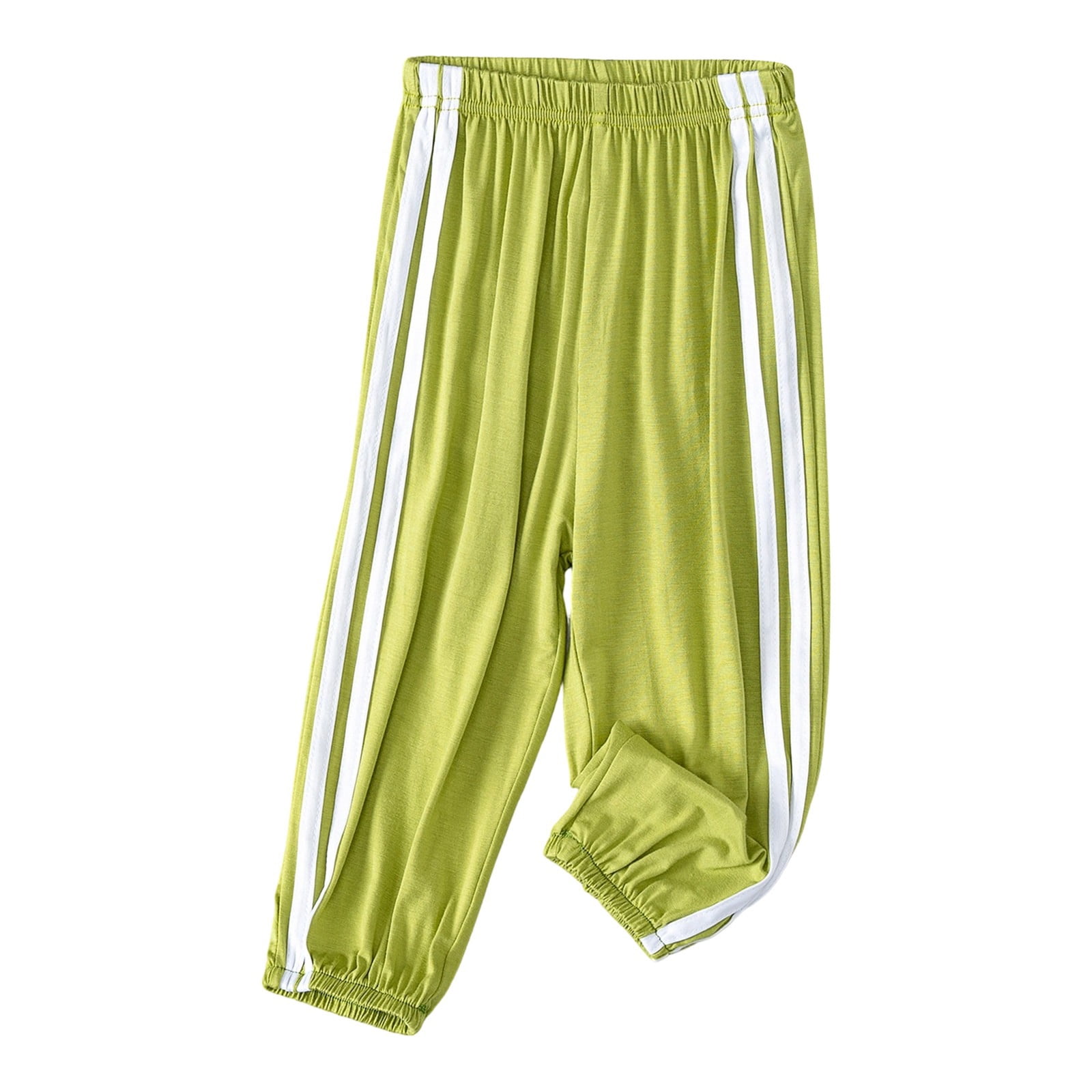 Spunkies Girls Green Solid Elasticated Waist Single Pleated Trousers