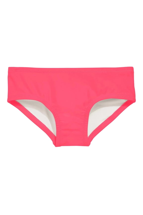 Girls Swim Bikini Bottoms with Fully Lined UPF 50+ Sun Protection Swimsuit Soft Quick-Drying for Beach Pool 2-8 Years Hot Pink 6-7 Years