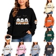 thumbnail image 1 of Gyexs Halloween Shirts for Girls Crewneck Pullover, Soft and Comfortable, Performance Outfit, 1 of 5
