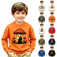 thumbnail image 1 of Gyexs Halloween Shirts for Girls Long Sleeve Tops, Daily Wear Relaxed Fit, Performance Outfit, 1 of 6