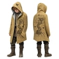 thumbnail image 1 of Gyexs Kids Boys Jesus Hoodies Cool Funny 3d Graphic Coats Clothing for Halloween Christmas Khaki 11-12 Years, 1 of 6