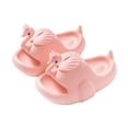 thumbnail image 1 of Gyexs Kids Garden Clogs 5-6 Years Kids Slides Boys Girls Sandals Bathroom Shower Slides Summer Swim Beach Pool Slippers Pink, 1 of 3