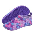 thumbnail image 1 of Gyexs Kids Girls Boys Water Shoes Size 9-10 Quick Drying Non- Toddlers Socks for Beach Swimming Pool Surfing Purple, 1 of 6