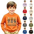 thumbnail image 1 of Gyexs Kids Halloween Sweatshirt Crewneck Pullover, Funny Cool Printed, Trick or Treat Apparel, 1 of 4
