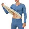 thumbnail image 1 of Gyexs Long Johns for Women Thermal - Long Johns for Men Thermal Pants, Lined Pajamas Pants Loungewear Sets, Blue, Size XXXXL, 1 of 3