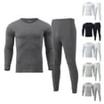 thumbnail image 1 of Gyexs Long Johns for Women Thermal - Thermal Underwear for Women V Neck, Cold Weather Pajamas Pants Two Piece Sets, B, Size L, 1 of 8
