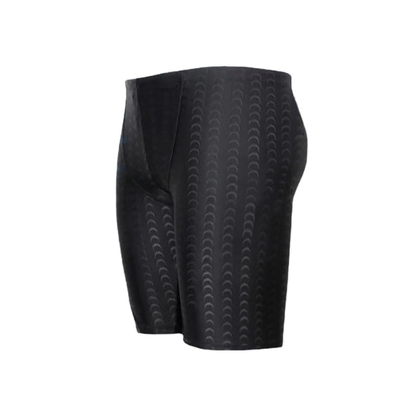 Gyexs Low Rise Swim Jammers for Men Slim Fit Quick Drying Summer Swim Trunks Stretchable Fitness Skinning Breathable Swimwear Black, Size XXXXL
